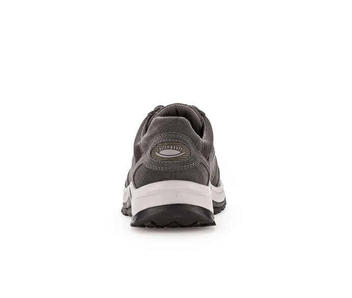 Gabor Rollingsoft Sneaker Low Grau - Materialmix Leder/Textil