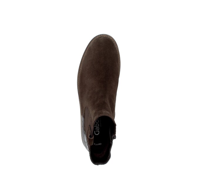 Gabor Chelsea Boot Braun - Materialmix Leder