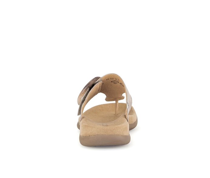Gabor Zehentrenner Beige - Rauleder
