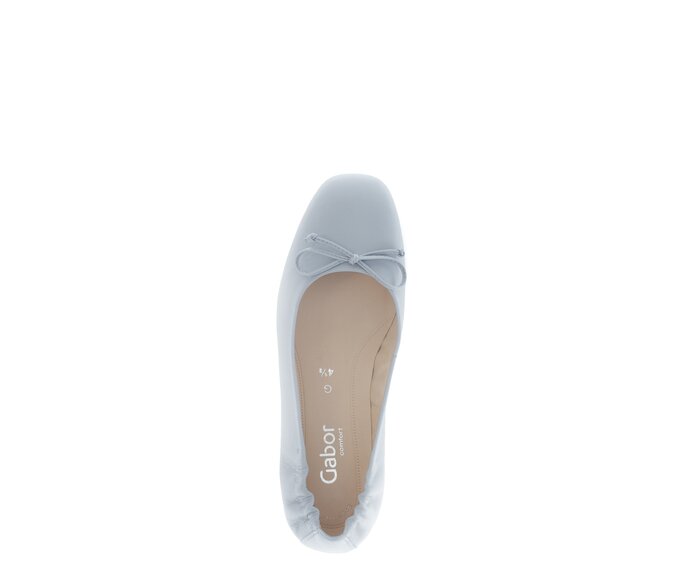 Gabor Eleganter Ballerina Blau - Glattleder