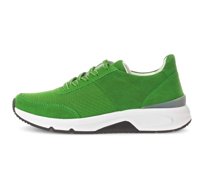 Gabor Sneaker Low Grün - Materialmix Leder/Lederimitat