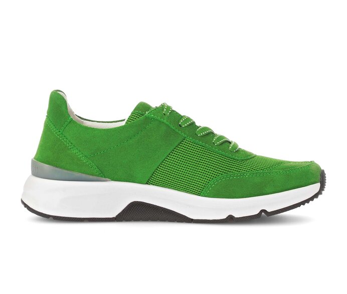 Gabor Sneaker Low Grün - Materialmix Leder/Lederimitat