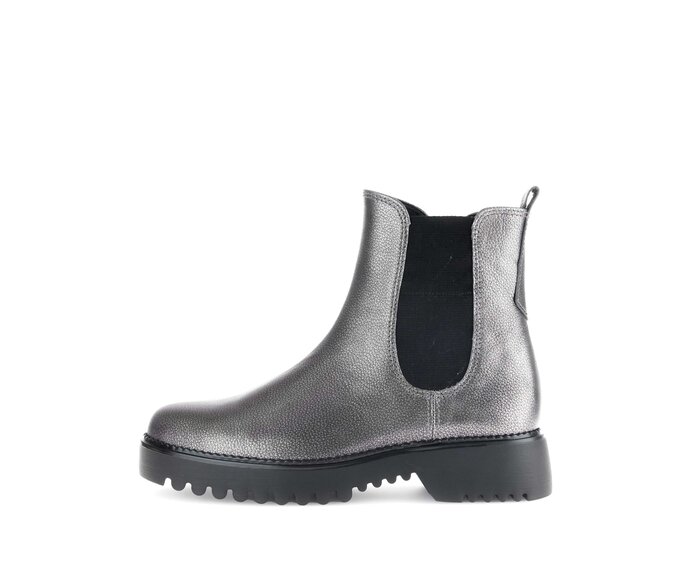 Gabor Chelsea Boot Grau - Glattleder
