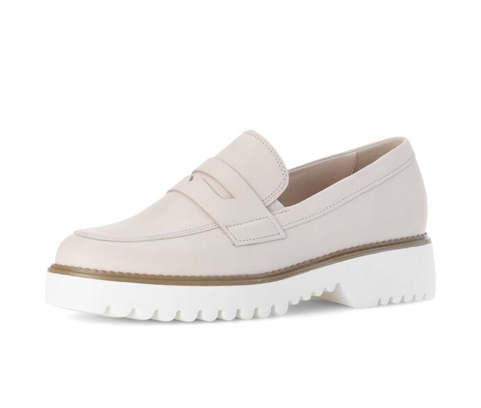 Gabor Slipper Creme - Glattleder