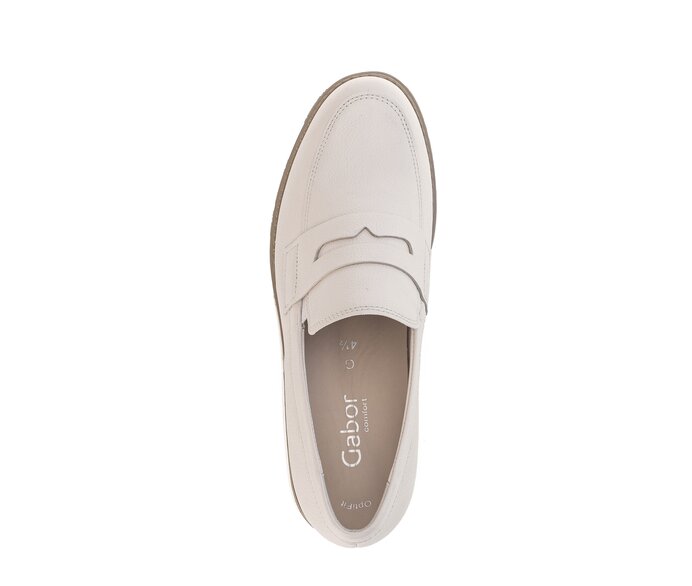 Gabor Slipper Creme - Glattleder