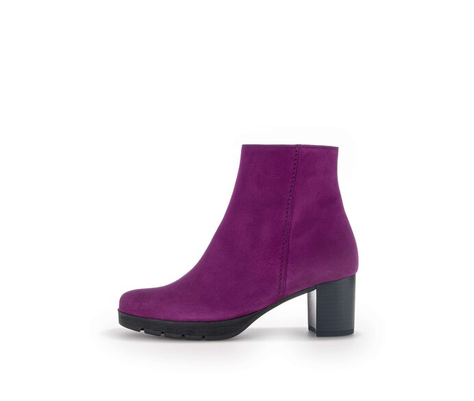 Gabor Plateau Stiefelette Lila - Rauleder