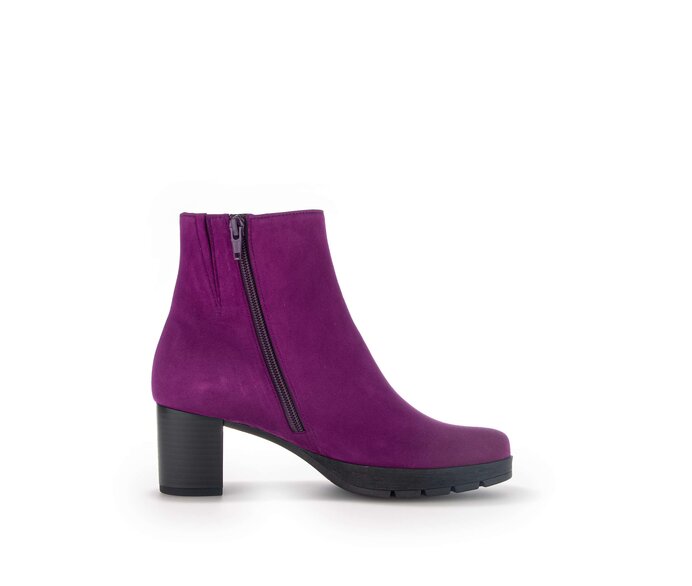 Gabor Plateau Stiefelette Lila - Rauleder