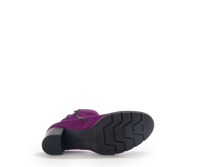 Gabor Plateau Stiefelette Lila - Rauleder