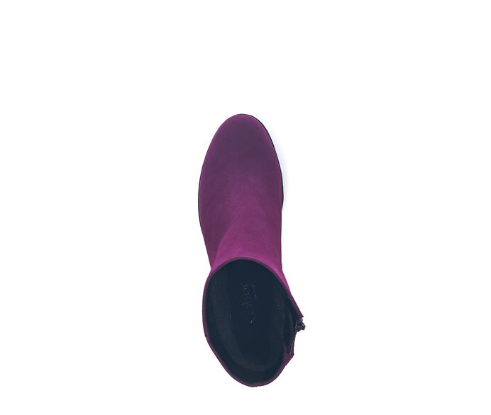Gabor Plateau Stiefelette Lila - Rauleder