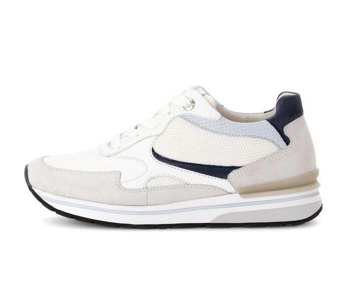 Gabor Sneaker Low Weiß - Materialmix Leder/Lederimitat