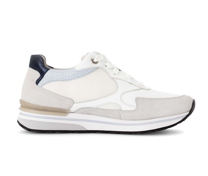 Gabor Sneaker Low Weiß - Materialmix Leder/Lederimitat