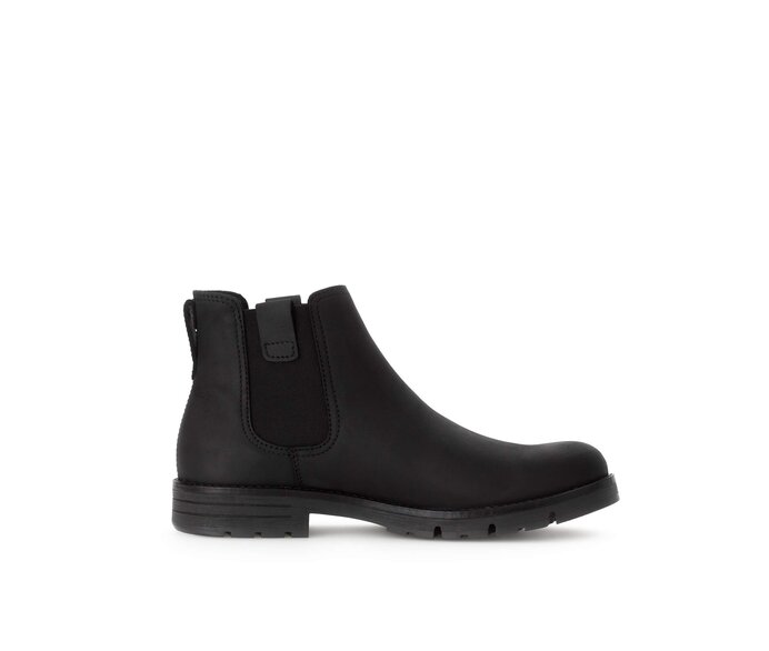 Pius Gabor Chelsea Boot Schwarz - Fettleder