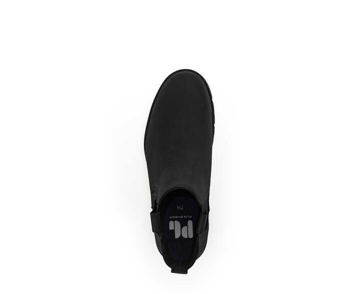 Pius Gabor Chelsea Boot Schwarz - Fettleder