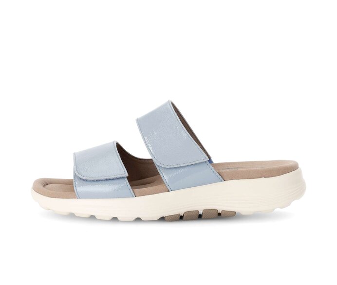 Gabor Pantolette Blau - Lackleder