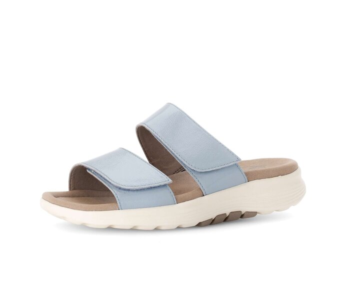 Gabor Pantolette Blau - Lackleder