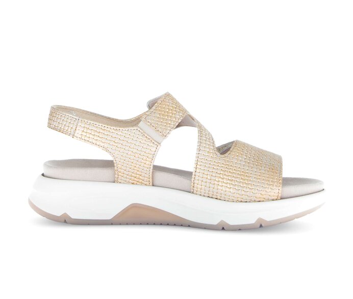 Gabor Trekkingsandale Beige - Effektleder