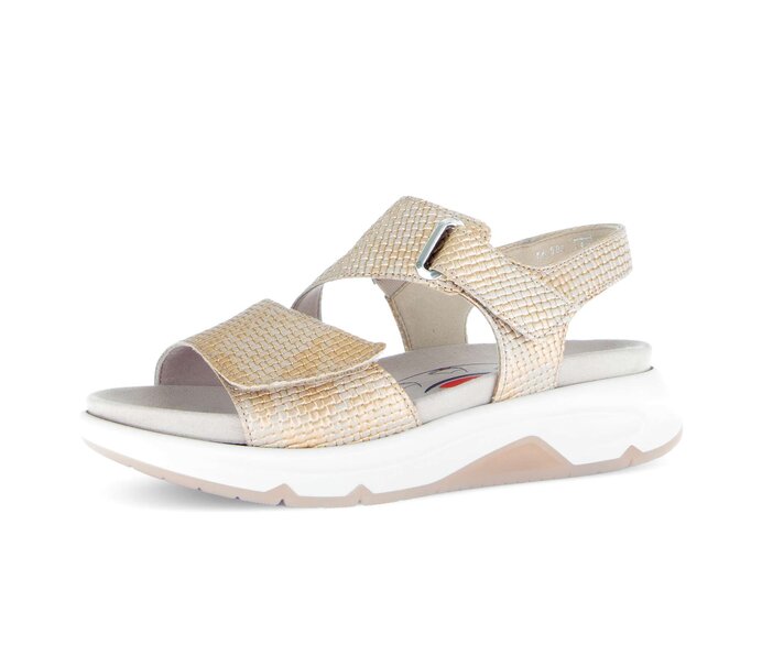 Gabor Trekkingsandale Beige - Effektleder