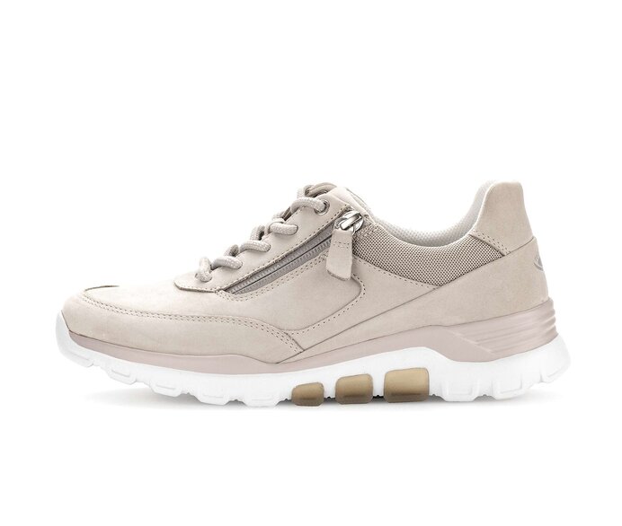 Gabor Sneaker Low Beige - Materialmix Leder/Lederimitat