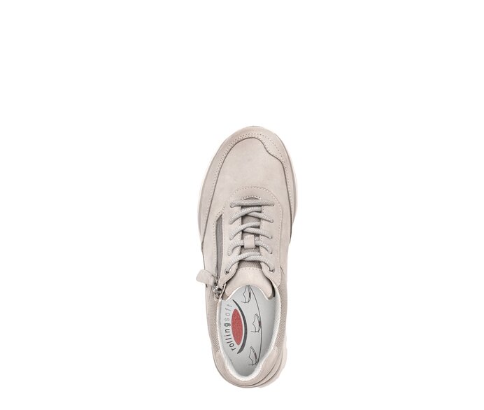 Gabor Sneaker Low Beige - Materialmix Leder/Lederimitat