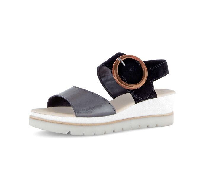 Gabor Plateau Sandale Multicolour - Materialmix Leder