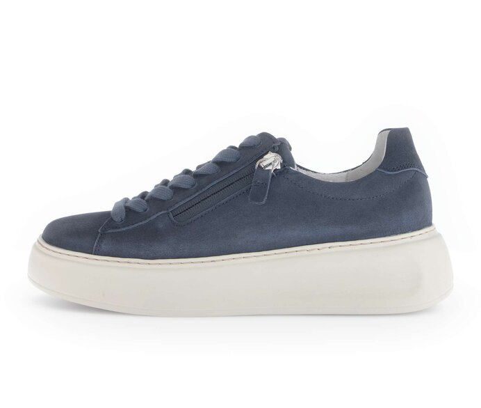 Gabor Sneaker Low Blau - Rauleder