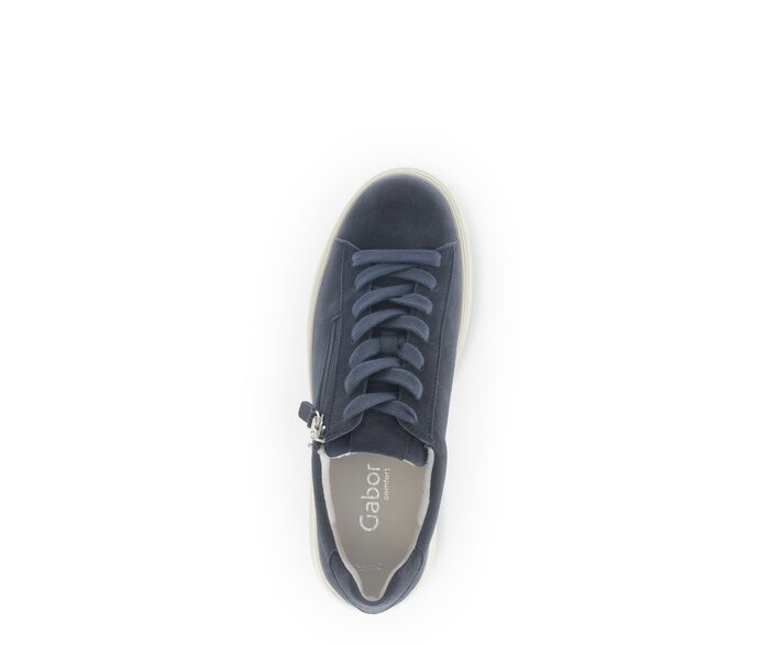 Gabor Sneaker Low Blau - Rauleder