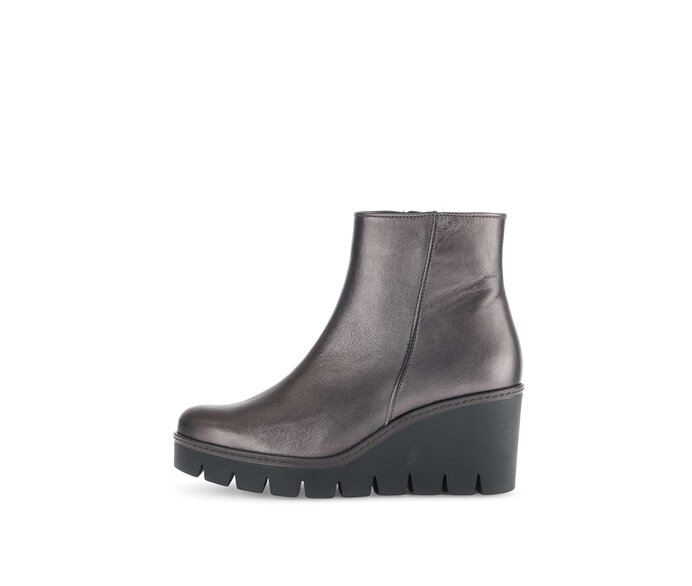 Gabor Plateau Stiefelette Bronze - Glattleder