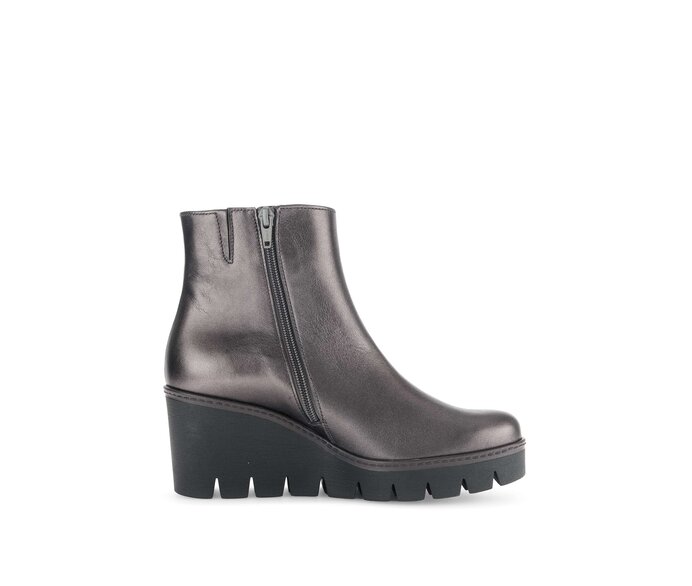 Gabor Plateau Stiefelette Bronze - Glattleder