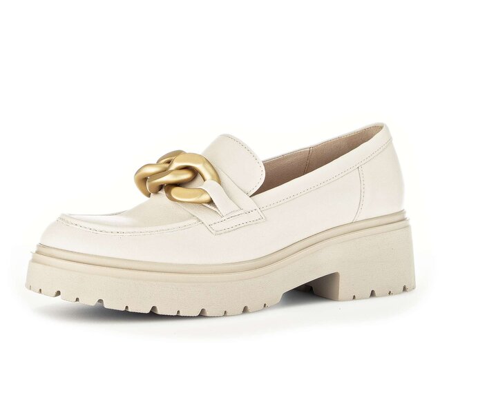 Gabor Loafer Beige - Glattleder