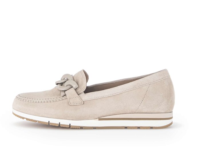 Gabor Slipper Beige - Rauleder
