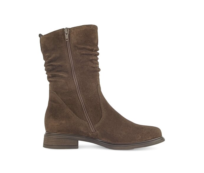 Gabor Elegante Stiefelette Braun - Rauleder