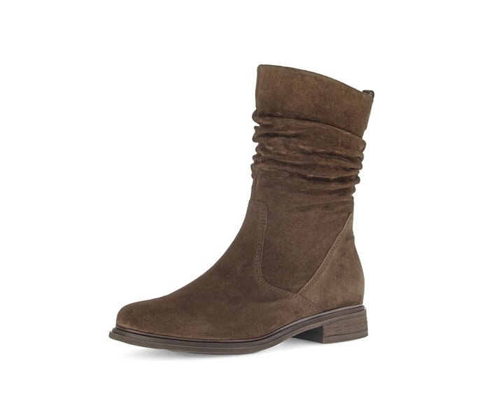 Gabor Elegante Stiefelette Braun - Rauleder