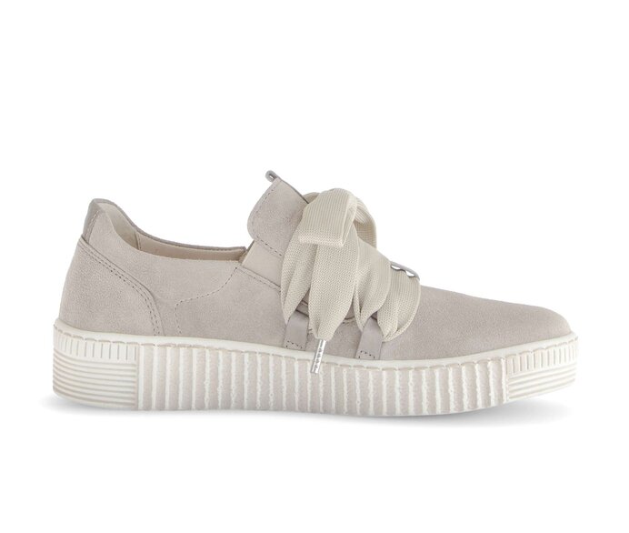 Gabor Sneaker Low Beige - Materialmix Leder