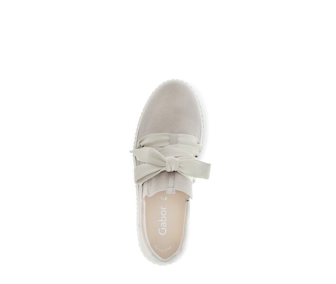 Gabor Sneaker Low Beige - Materialmix Leder