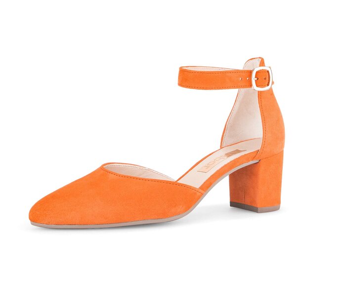 Gabor Spangenpumps Orange - Rauleder