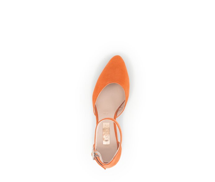 Gabor Spangenpumps Orange - Rauleder