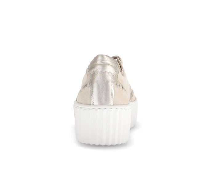 Gabor Sneaker Low Beige - Materialmix Leder