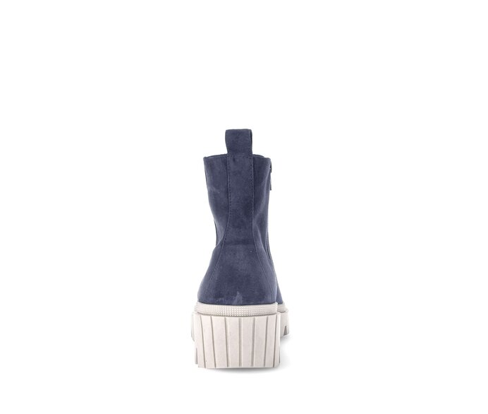 Gabor Plateau Stiefelette Blau - Rauleder