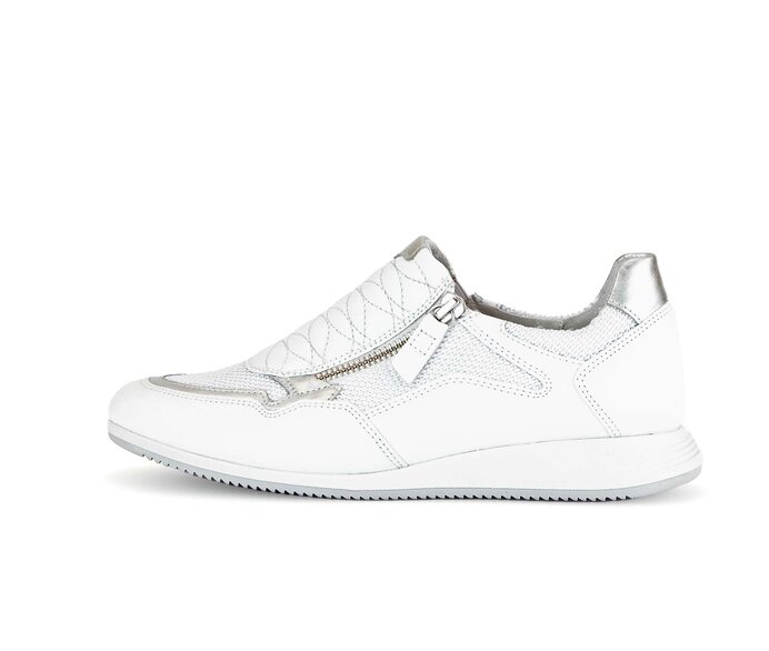 Gabor Sneaker Low Weiß - Materialmix Leder/Lederimitat