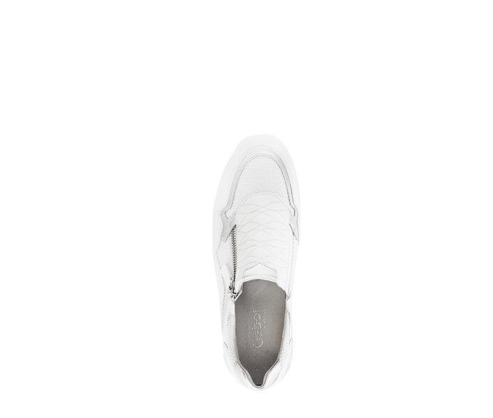 Gabor Sneaker Low Weiß - Materialmix Leder/Lederimitat