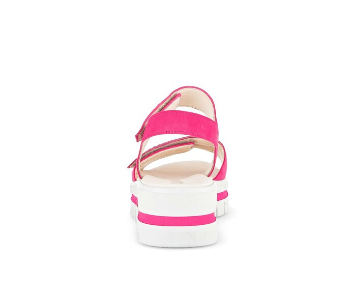Gabor Plateau Sandale Pink - Rauleder