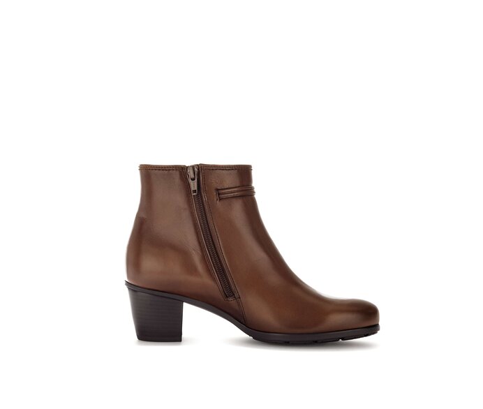 Gabor Elegante Stiefelette Braun - Glattleder