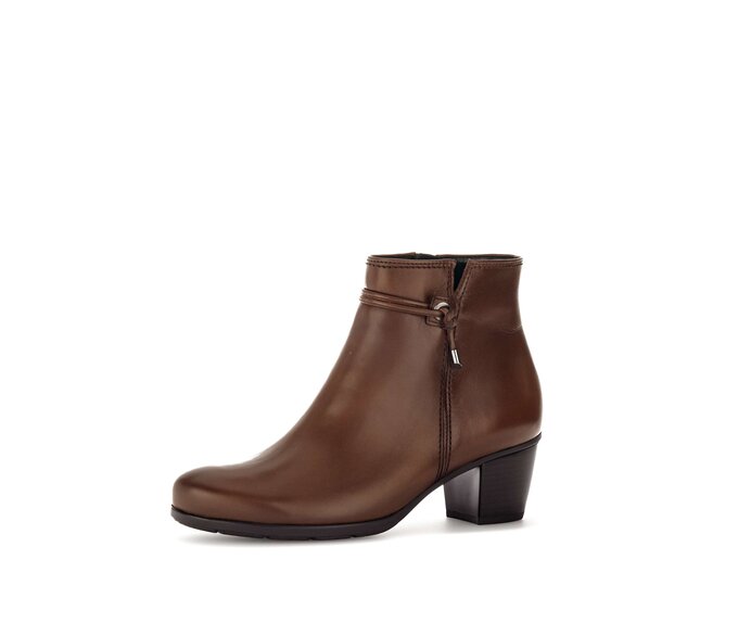 Gabor Elegante Stiefelette Braun - Glattleder
