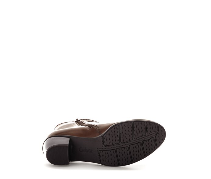 Gabor Elegante Stiefelette Braun - Glattleder
