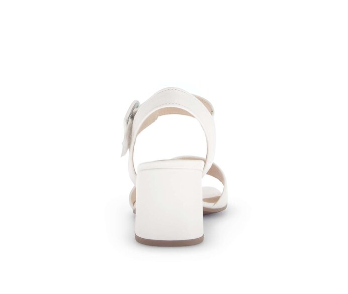 Gabor Riemchensandale Creme - Glattleder
