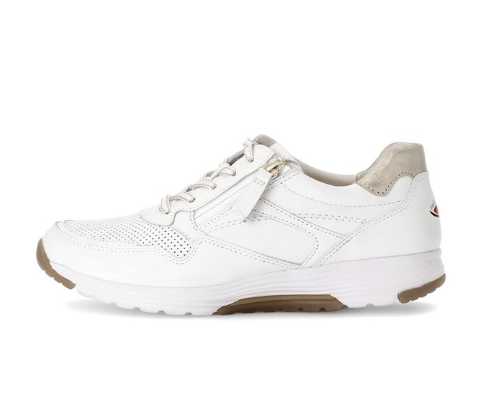 Gabor Sneaker Low Weiß - Materialmix Leder