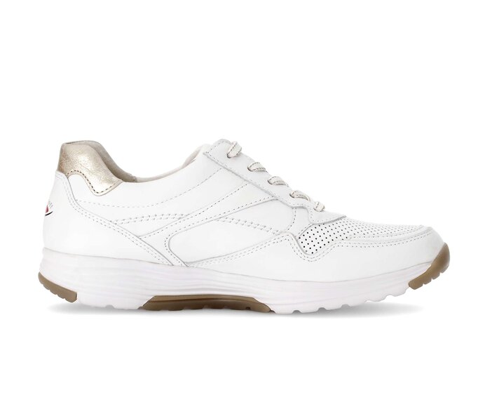 Gabor Sneaker Low Weiß - Materialmix Leder