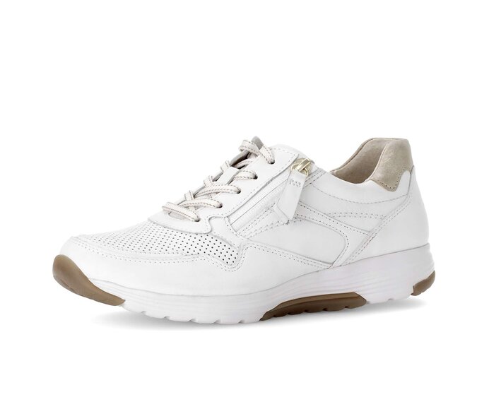 Gabor Sneaker Low Weiß - Materialmix Leder