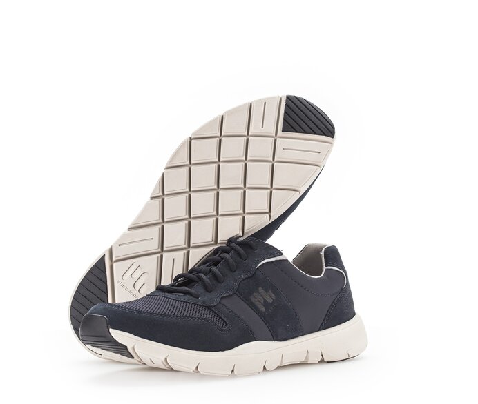 Pius Gabor Sneaker Low Blau - Materialmix Leder/Textil