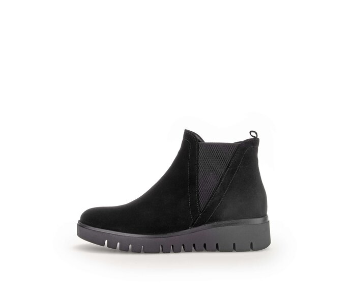 Gabor Chelsea Boot Schwarz - Rauleder